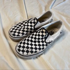 Checkered Vans Womens 8.5